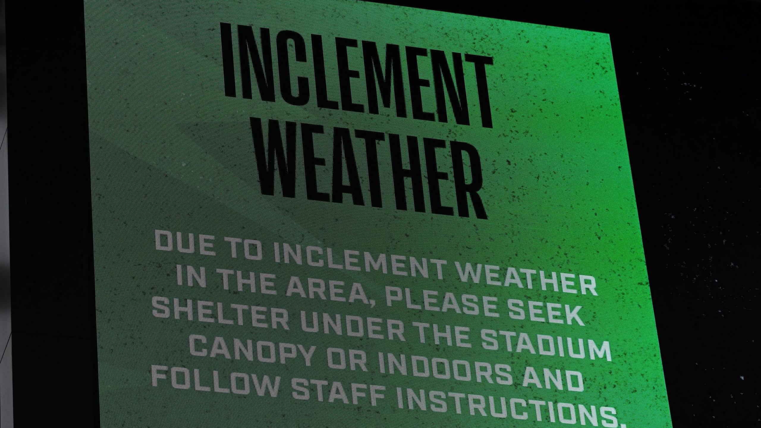 Lightning halts pre-World Cup friendly in Texas
